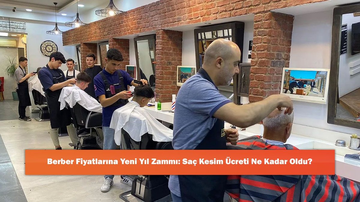 Yeni Yılda Berber Fiyatları: Saç Kesim Ücreti Ne Kadar?
