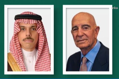 Suudi Arabistan Dışişleri Bakanı Bin Farhan, Barrack ile Buluştu