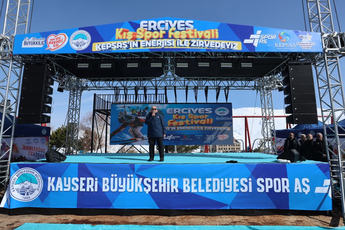 Büyüleyici Final: Erciyes Kış Spor Festivali'nde Binlerce Ziyaretçi