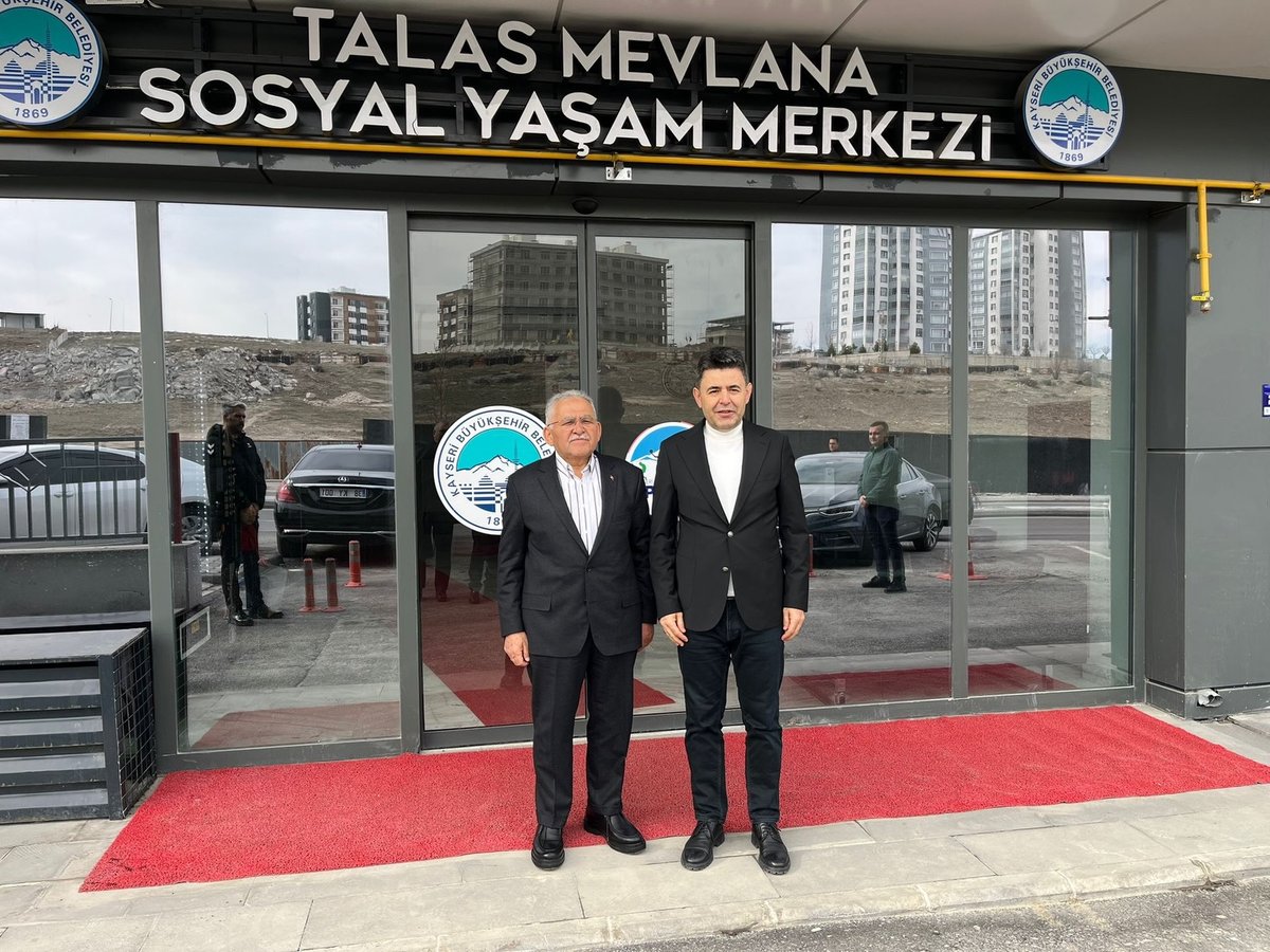 Başkan Büyükkılıç ve Bakan Yardımcısı Boyraz, Talas’ı Gezdi