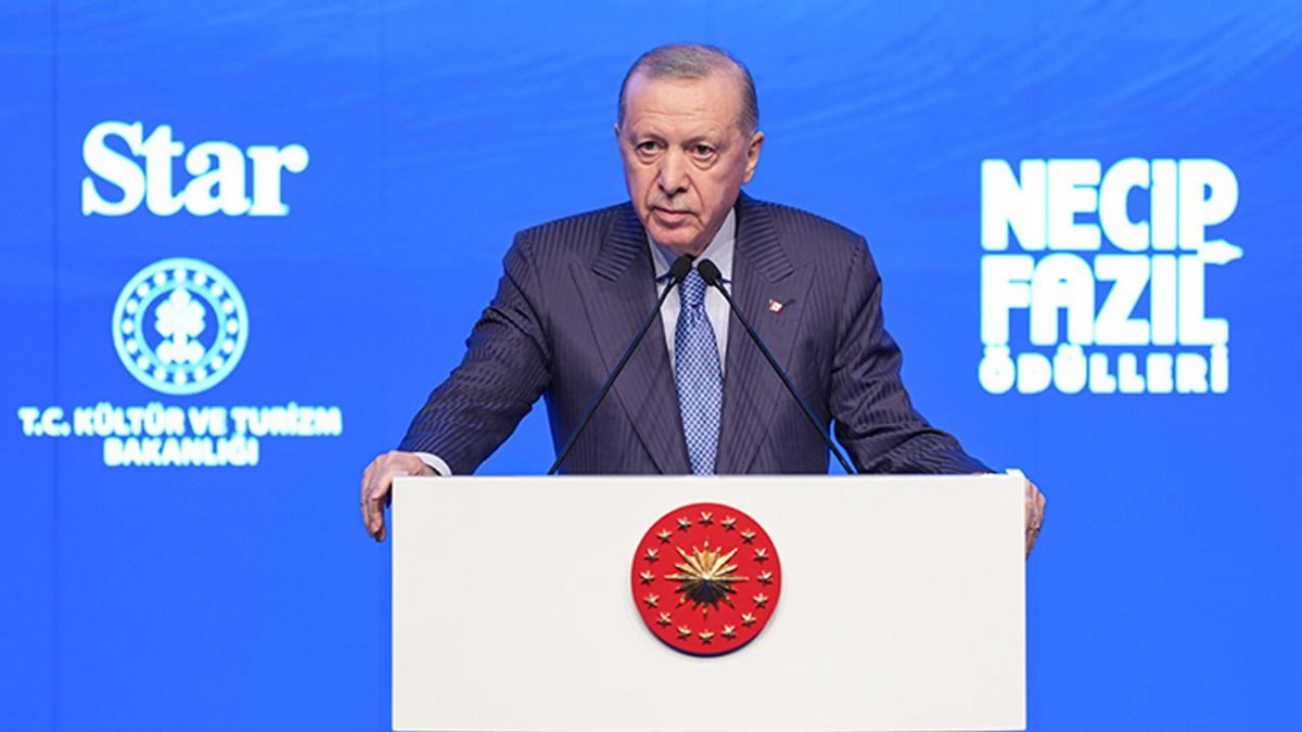 Cumhurbaşkanı Erdoğan: Necip Fazıl Ödülleri Kültürel Bir Ufuk Sağladı
