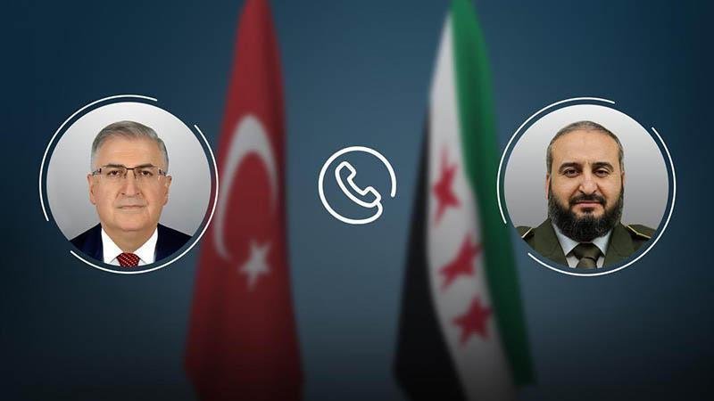 MSB: Bakan Güler, Suriyeli Meslektaşı Ebu Kasra ile Telefonla Görüştü