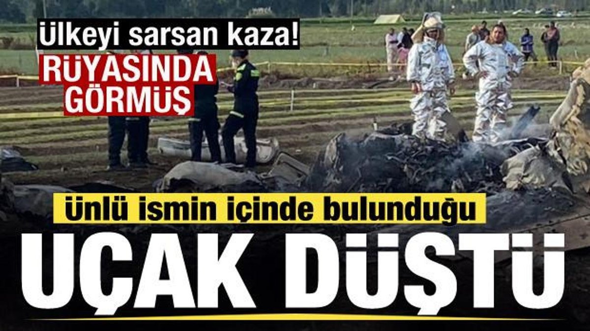 Ülkeyi Şok Eden Kaza! Ünlü Sanatçının Uçağı Düştü: 6 Kayıp