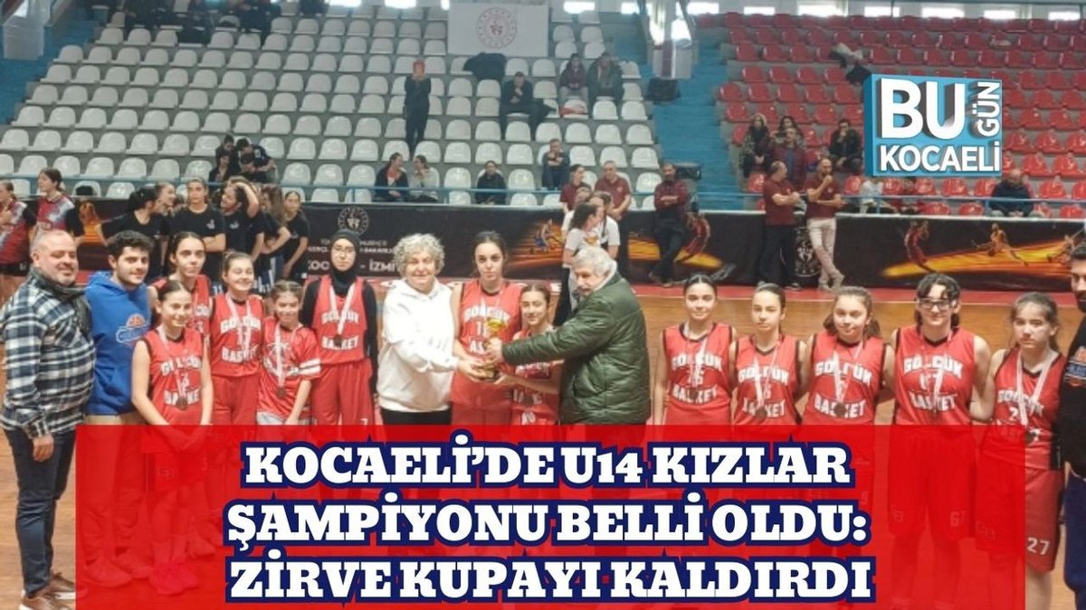 Kocaeli U14 Kızlar Şampiyonası Sonuçlandı: Zirve Kupayı Kazandı