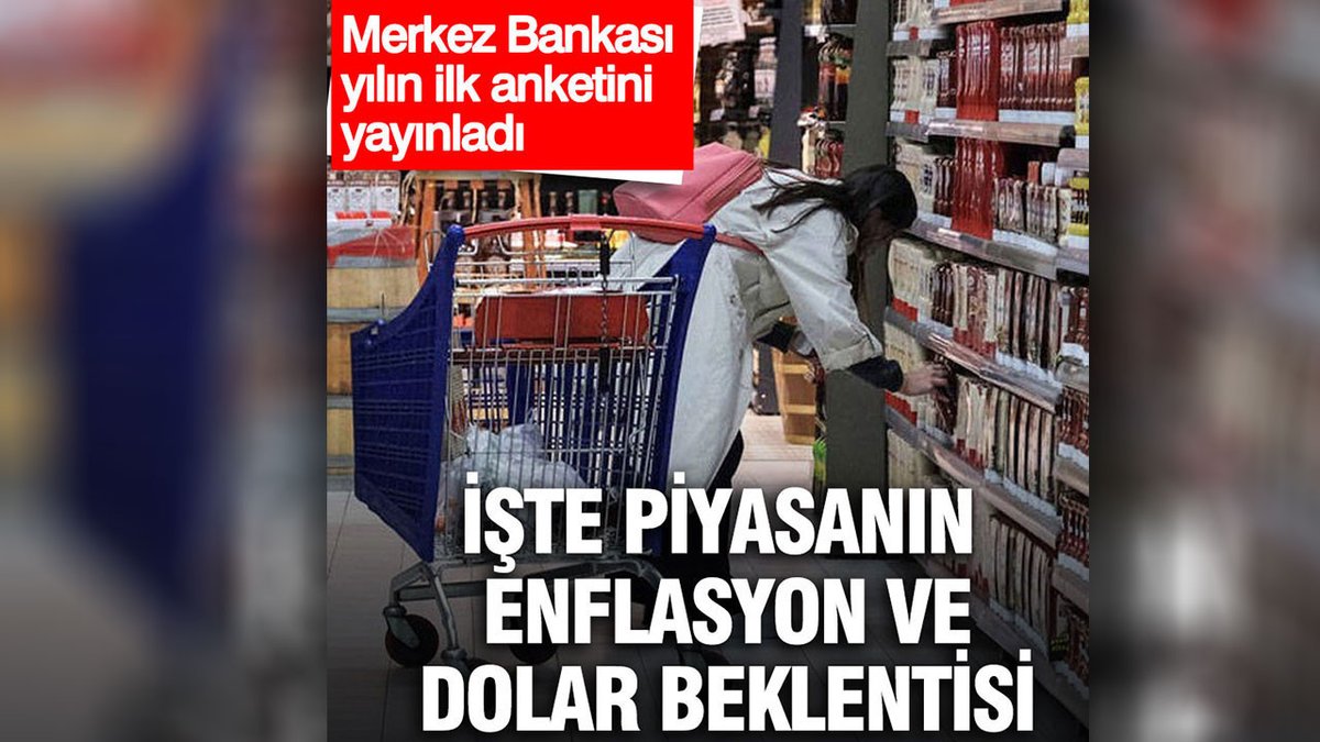 Merkez Bankası'nın Anket Sonuçları: Enflasyon Tahmini Yüzde 23,23
