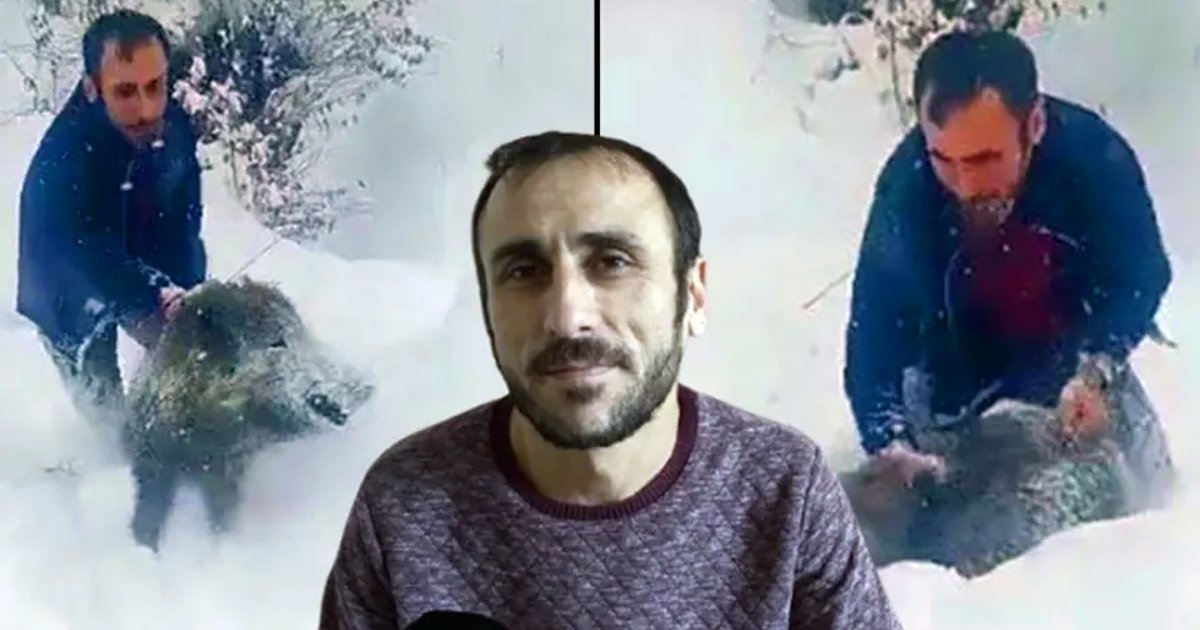 Eliyle Domuz Yakalayan Kişiye 15 Bin Lira Para Cezası Verildi