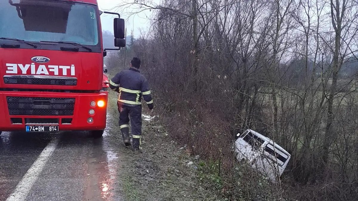 Çalışan Taşıma Aracı Kaza Geçirdi