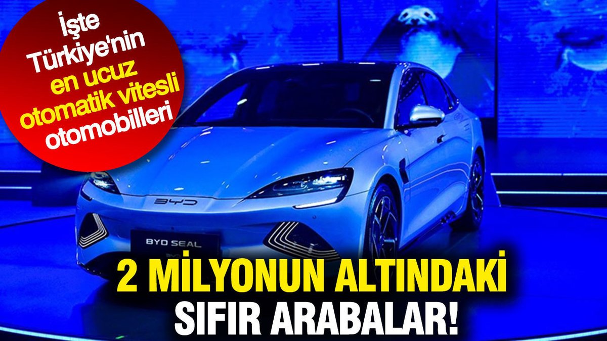 İki Milyonun Altında Sıfır Araçlar: Türkiye'nin En Uygun Fiyatlı Otomatik Modelleri