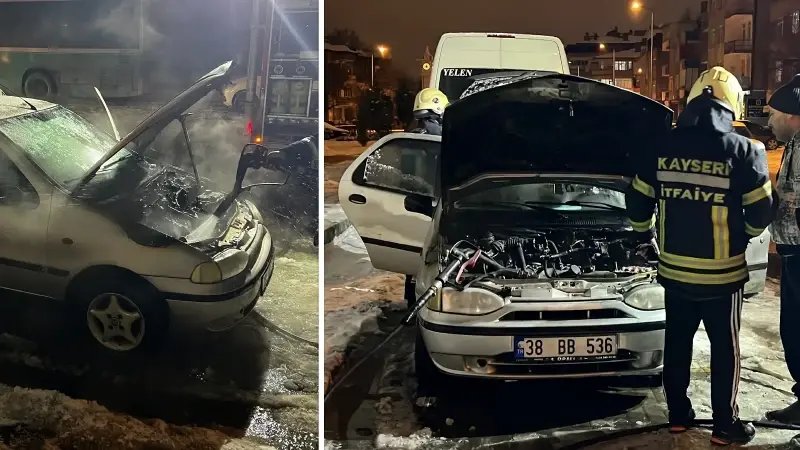 Üç Günlük Sanayi Macerasından Sonra Otomobil Alev Aldı