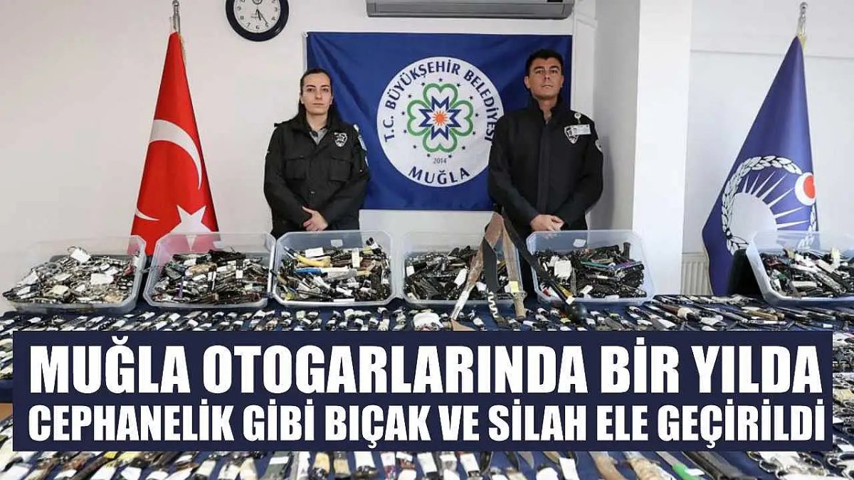 Muğla Otogarlarında Bir Yılda Bıçak Ve Silahlar Yakalandı