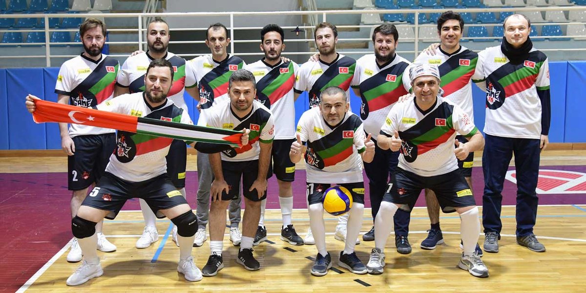 Voleybol Alanında Gazze Hassasiyeti! KTÜ'den Önemli Adım
