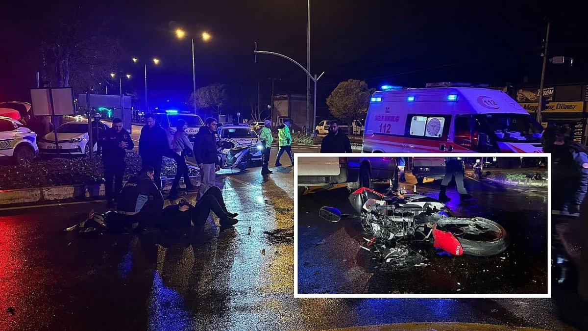 Menteşe'de Meydana Gelen Trafik Kazasında Motosikletli Yaralı