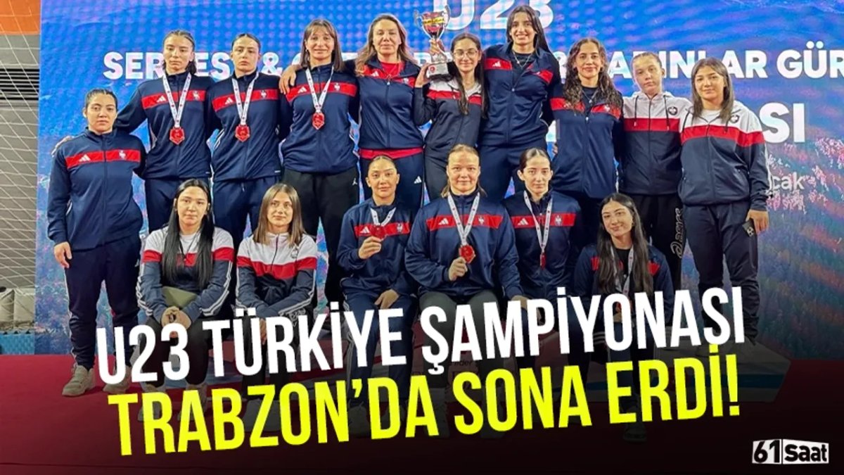 U23 Türkiye Kadınlar Güreş Turnuvası Trabzon'da Tamamlandı!
