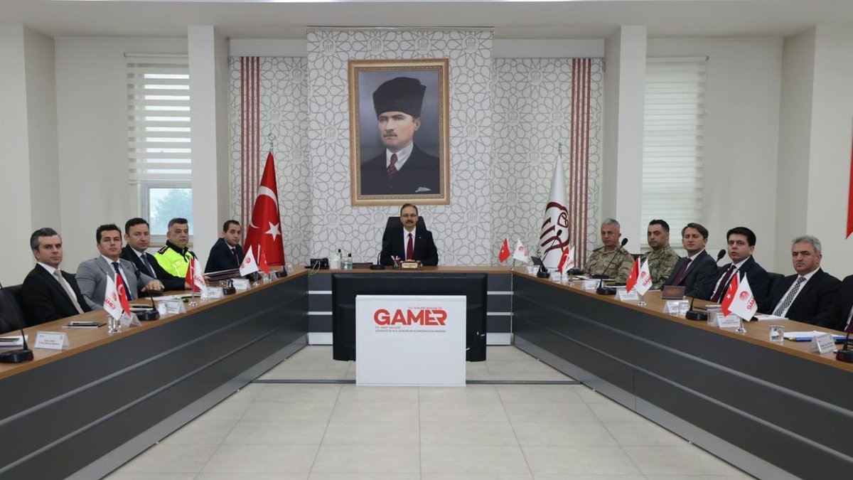 Vali Kızılkaya, 2026 Ocak Ayı Güvenlik Raporunu İnceledi