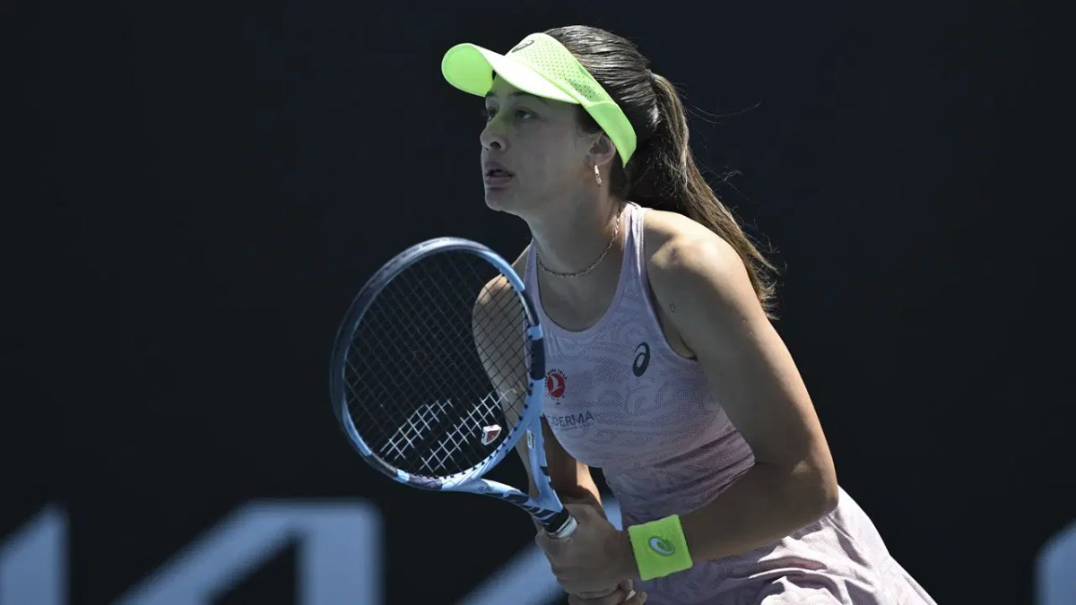 Zeynep Sönmez, Abu Dabi Açık Tenis Turnuvası'nda Elendi