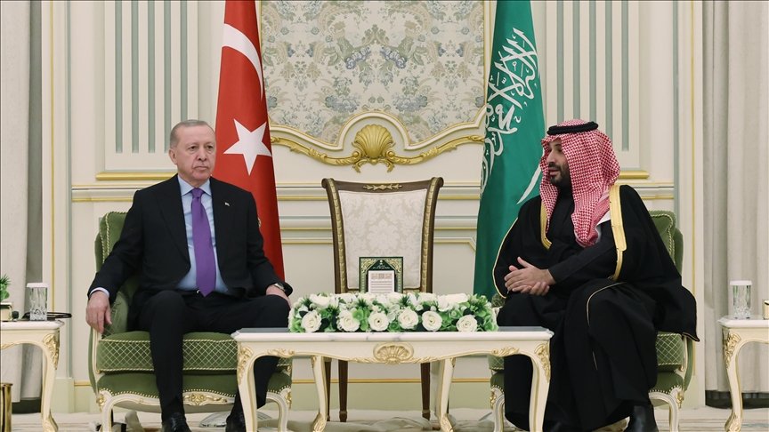 Cumhurbaşkanı Erdoğan, Suudi Arabistan'ın Veliaht Prensi Selman'la Buluştu