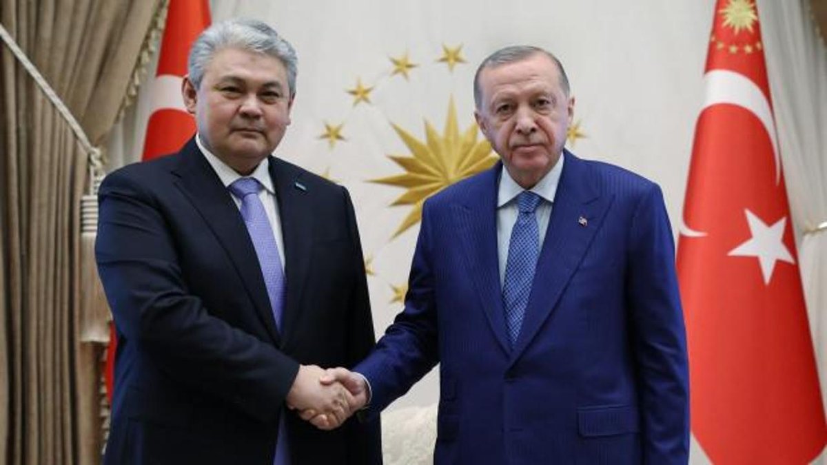 Cumhurbaşkanı Erdoğan, Kazakistan Dışişleri Bakanı'nı Ağırladı