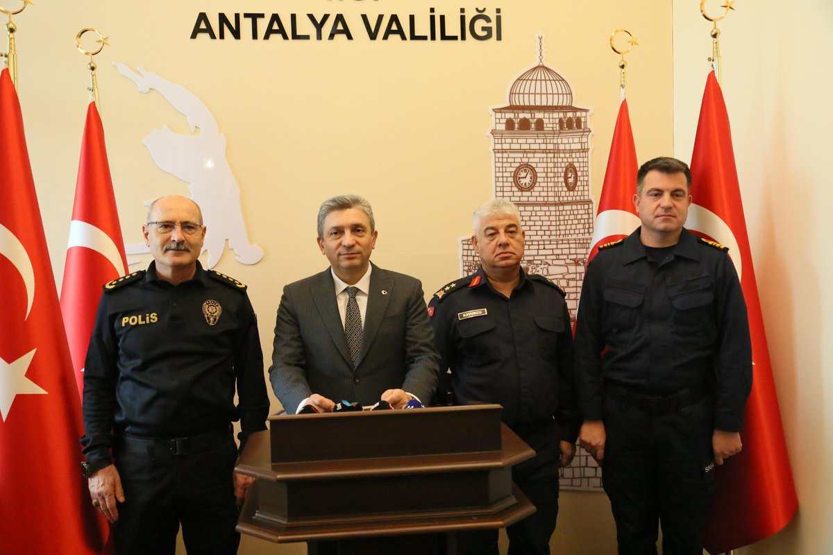 Antalya'daki Asayiş Durumu: 8.534 Olay, 5.050 Şüpheli Tutuklandı