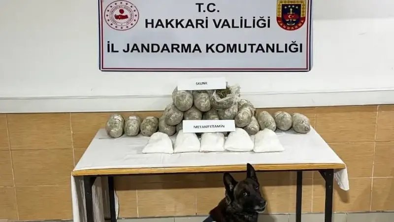 Hakkari'de 22 Kilogram Uyuşturucu Madde Yakalandı