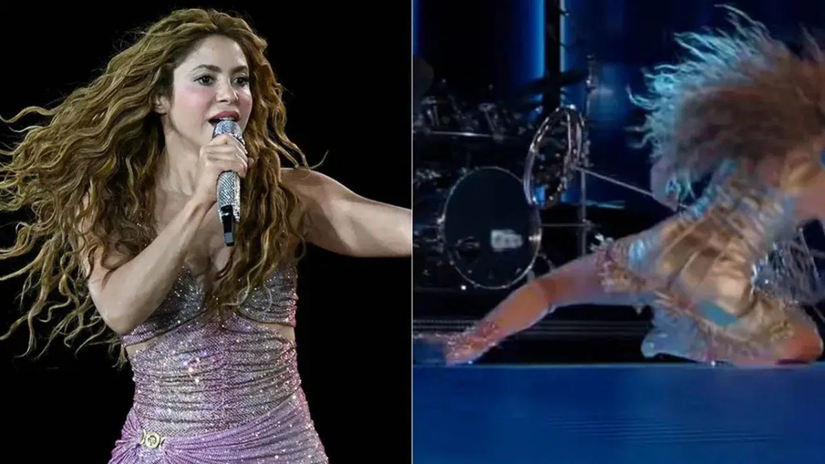 Shakira'nın El Salvador Konserinde Yaşadığı Şanssız Düşüşler