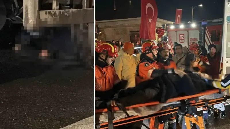 Üsküdar'da Korkunç Kaza: Yola Çıkmak İsteyen Kadın Kamyonun Altında Kaldı