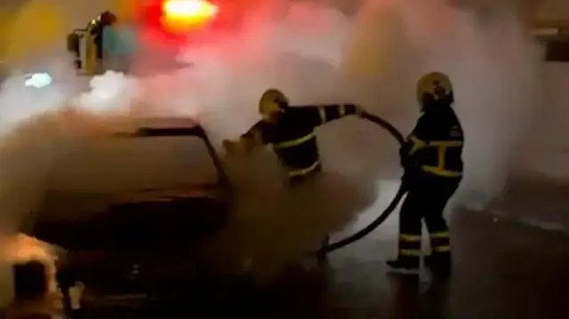Mardin'de Hareket Halindeki Araç Alevlere Teslim Oldu