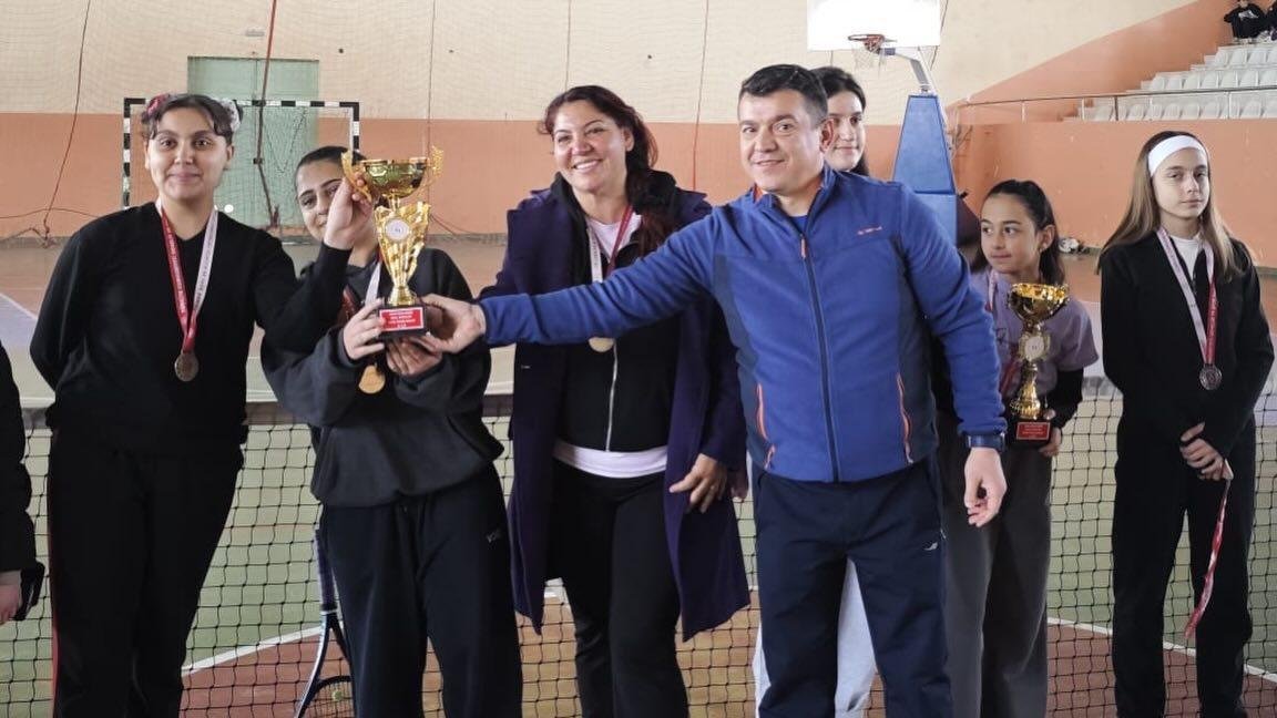 Okul Sporları Tenis Şampiyonası İl Finali Gerçekleşti