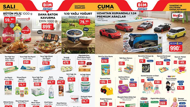 Satışa Sunuluyor! Bim Aktüel 17-20 Şubat 2026 Ürünleri Açıklandı