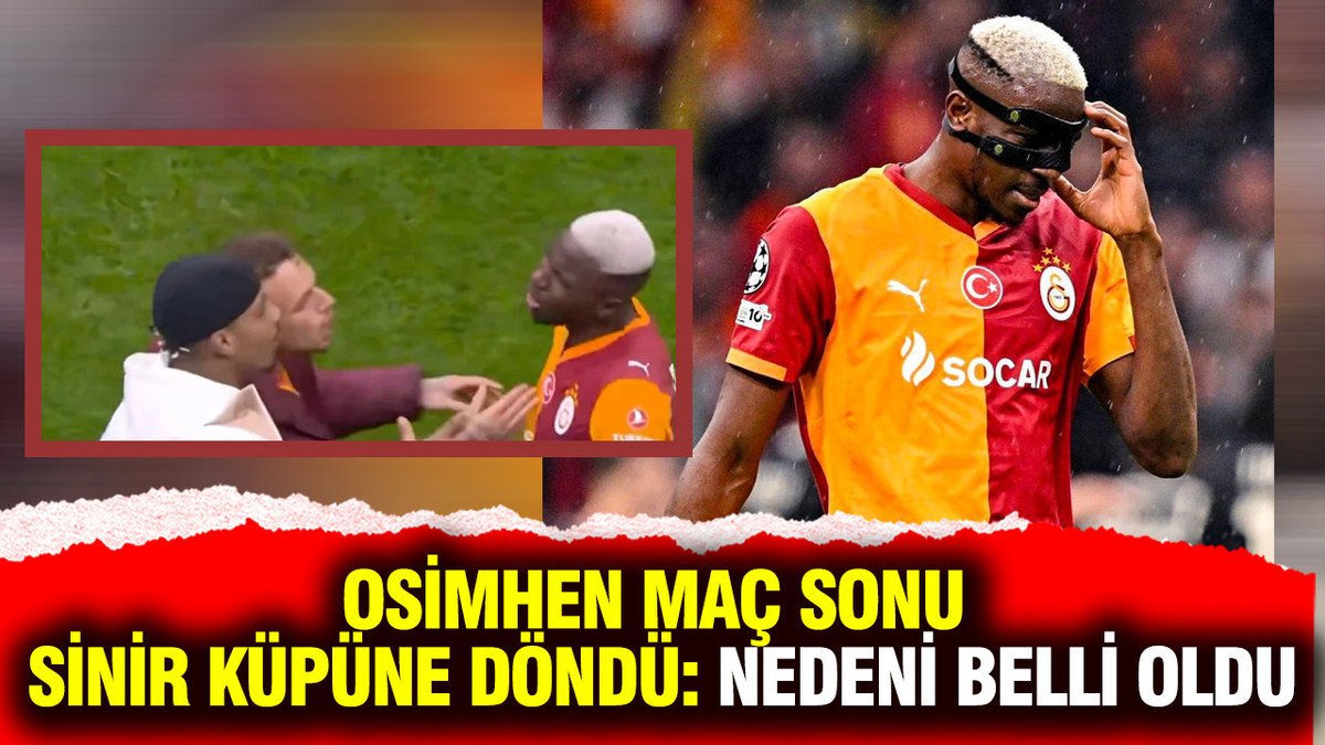 Osimhen Maç Sonunda Sinirli Hale Geldi: Sebebi Ortaya Çıktı...