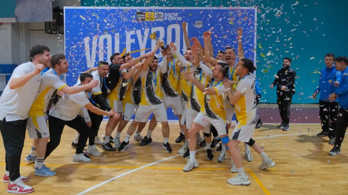 Konya'da 'Departmanlar Arası Voleybol Şampiyonası' Sona Erdi
