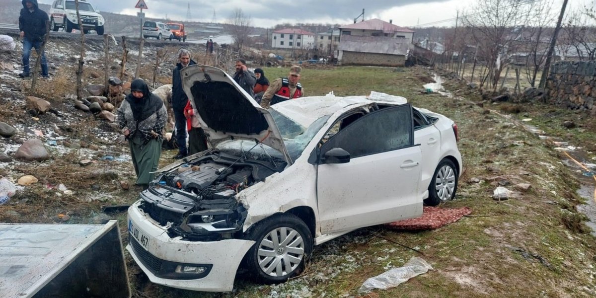 Bingöl'de Meydana Gelen Kaza Sonucu 7 Kişi Yaralandı
