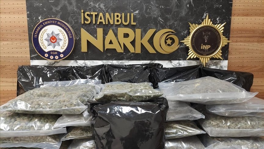 İstanbul'da 22 Kilo 450 Gram Uyuşturucu Ele Geçirildi, 1 Gözaltı