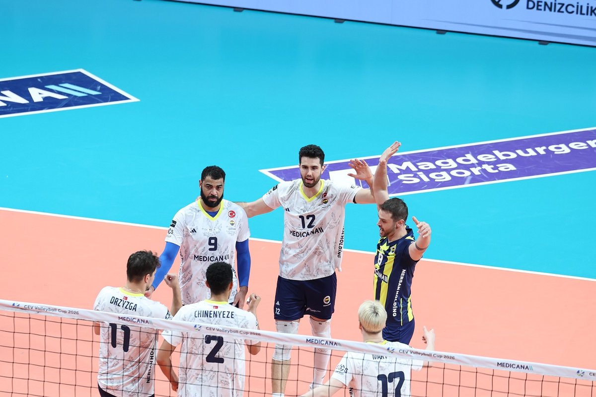 Fenerbahçe Medicana CEV Kupası'nda Dörtte Bir Finalde Bulundu