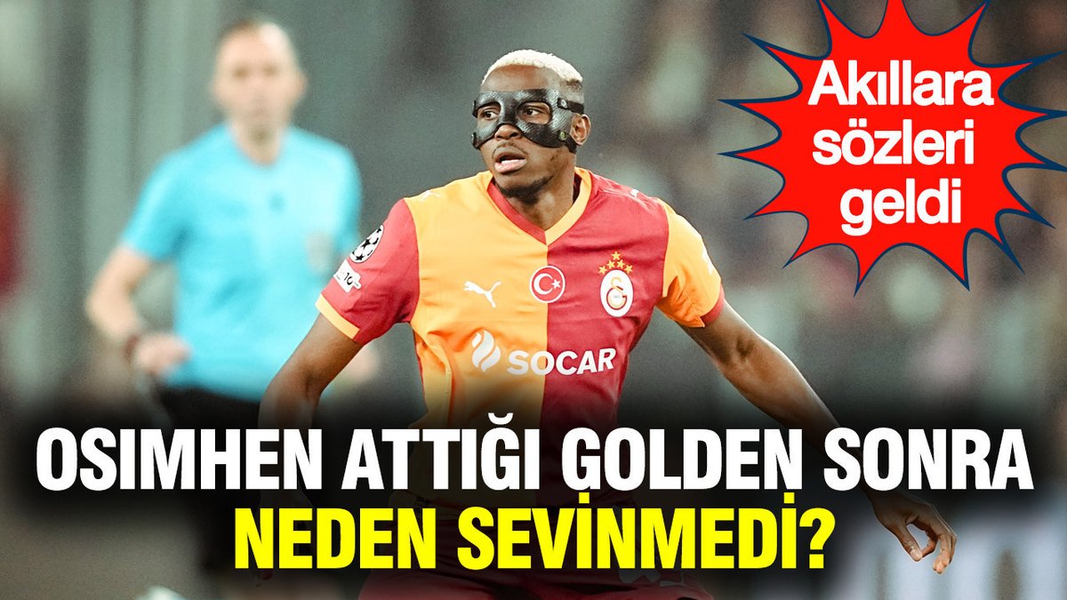 Osimhen'in Gol Sevinci Neden Olmadı? Maç Sonunda Açıkladı