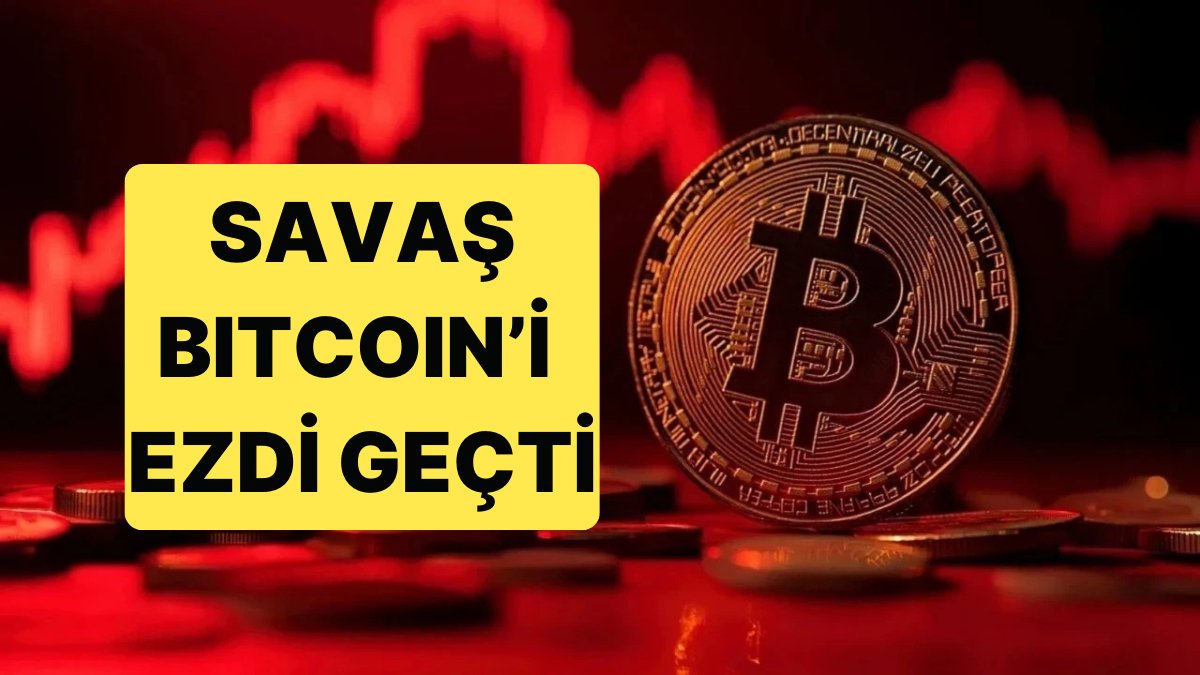 İsrail ve ABD'nin İran'a Müdahalesi Bitcoin'i Derinden Sarstı