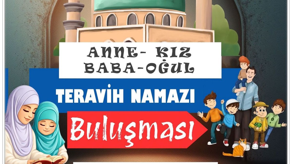 Bilecik’te “Anne-Kız, Baba-Oğul” Teravih Etkinliği Düzenlendi