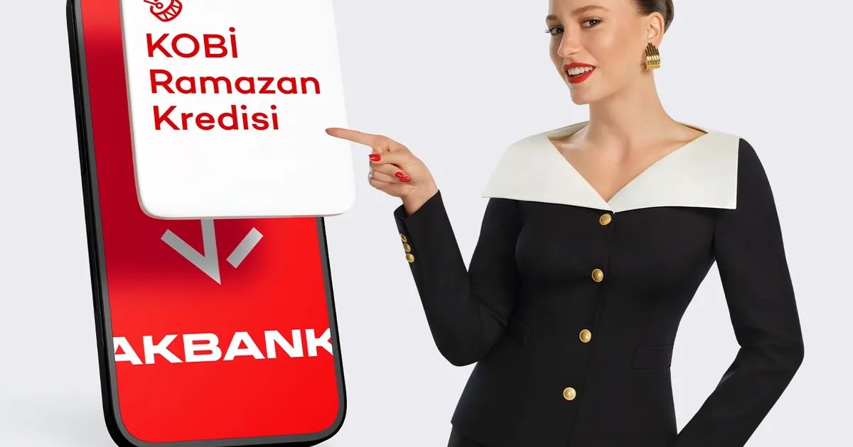 Akbank'tan KOBİ'lere 36 Ay Vade ile 3 Ay Ertelemeli Ramazan Kredisi
