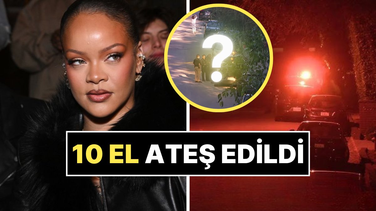 Rihanna’nın Evinin İçinde Gerilim Dolu Anlar: Silahlı Kadın Tutuklandı