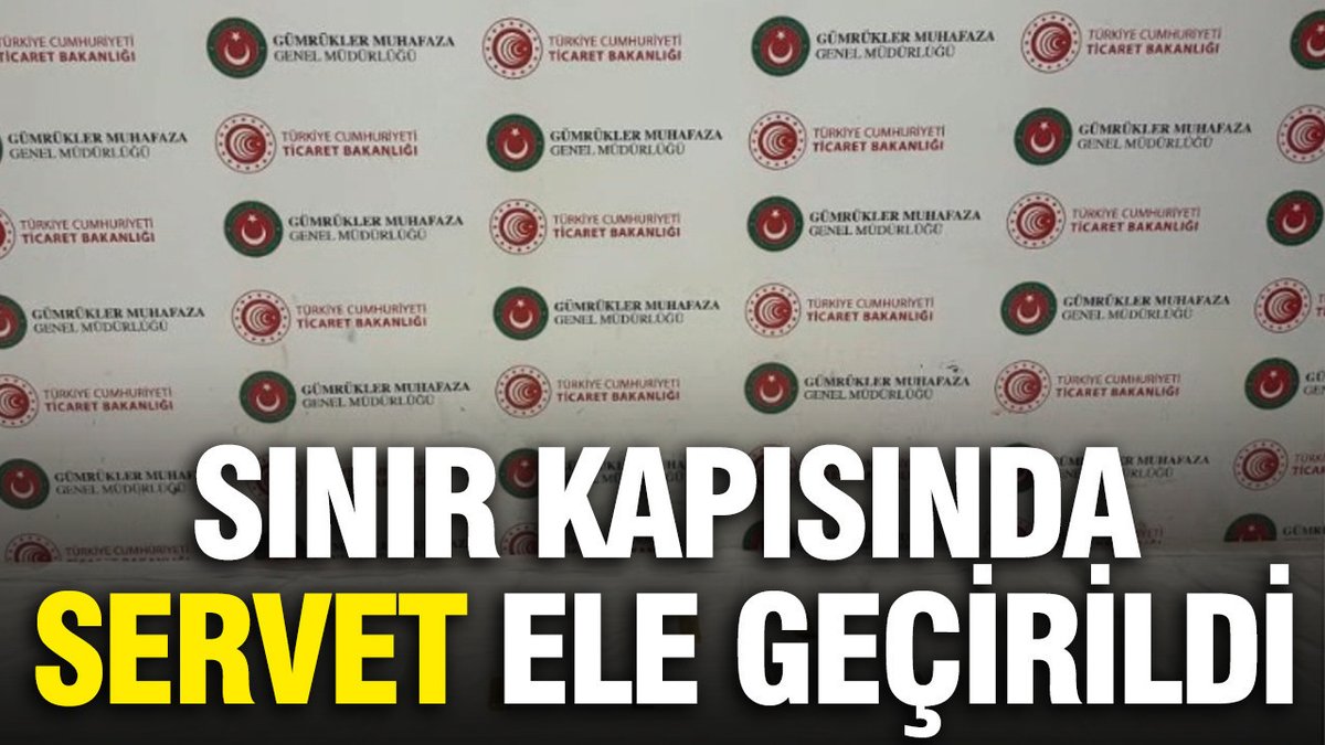 Habur Gümrük Kapısı'nda Yapılan İncelemede Değerli Altın Bulundu