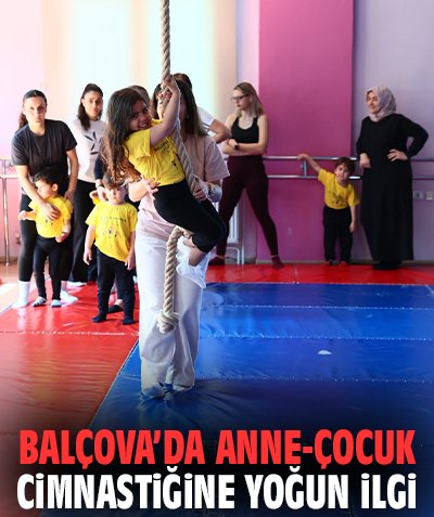 Balçova'da Anne ve Çocuk Cimnastiğine Büyük Talep Var