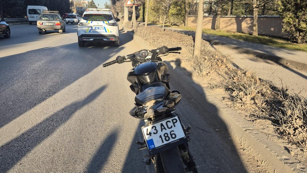 Ehliyetsiz Motosiklet Sürücüsüne 200 Bin Lira Ceza Uygulandı