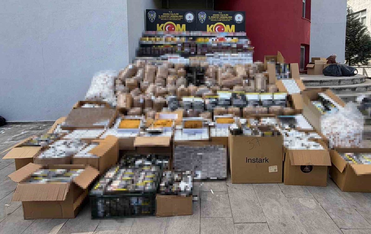 Adana’da Kaçakçılık Faaliyetlerine Yönelik Operasyon: 37 Tutuklama