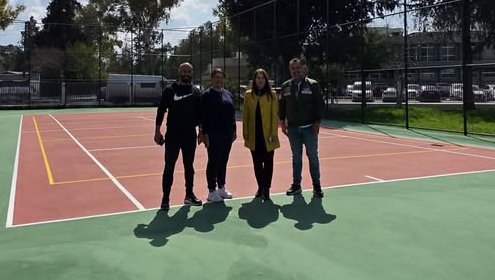 20 Temmuz Fen Lisesi Tenis Kortu Yeniden Canlandırıldı