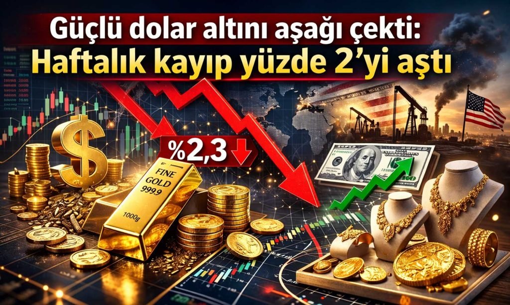 Altın Haftayı Düşüşle Tamamladı: Güçlü Dolar Fiyatları Etkiliyor