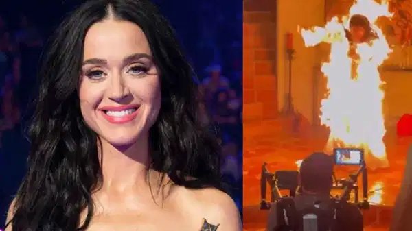 Katy Perry Sahnede Alevler Arasında Kaldı: Hayranlar Şokta!