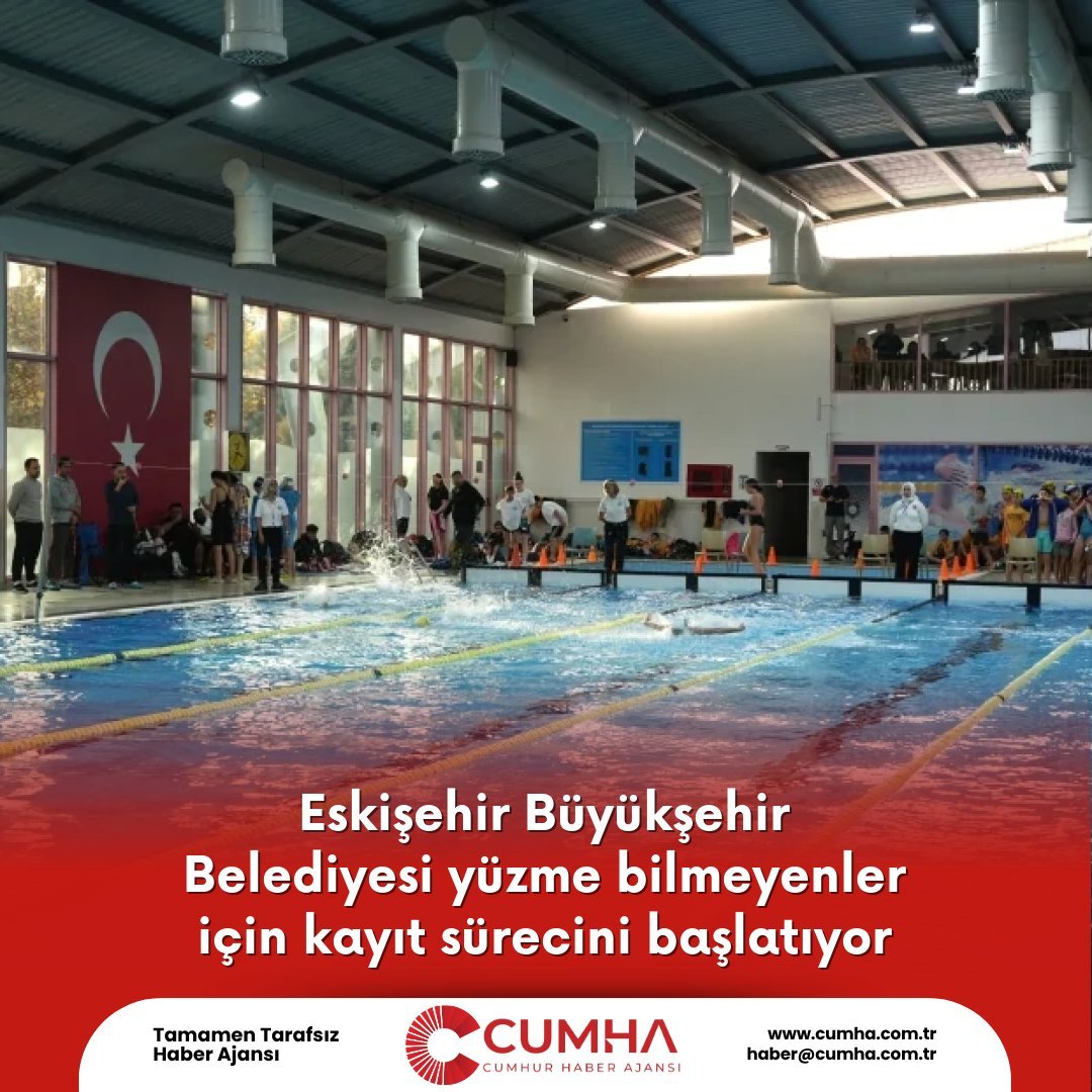 Eskişehir Büyükşehir Belediyesi Yüzme Öğrenmek İçin Kayıt Açıyor