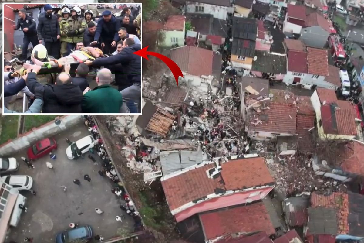 İstanbul Fatih’te Bina Yıkıldı! Ekipler Hızla Olay Yerine Gidiyor
