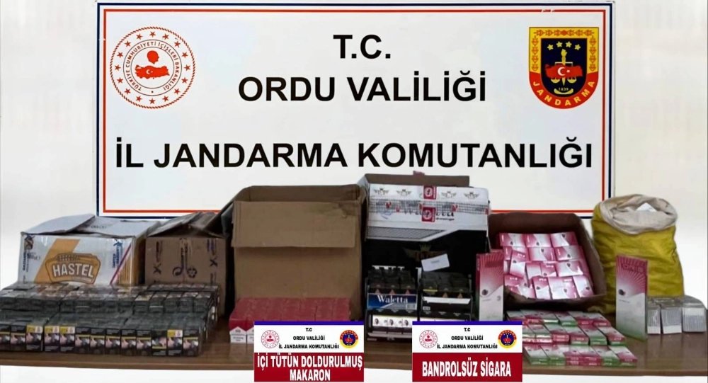 Ordu Jandarma'dan Önemli Asayiş Raporu: 42 Gözaltı, 18 Tutuklama!