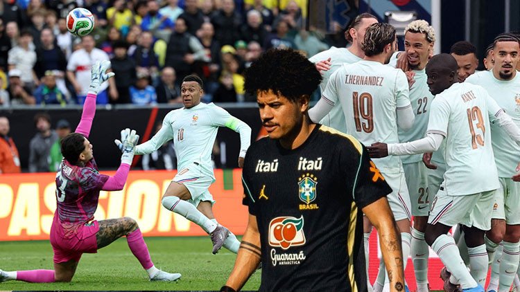 Brezilya 1-2 Fransa: Ederson, Kante, Sara ile Hazırlık Mücadelesi