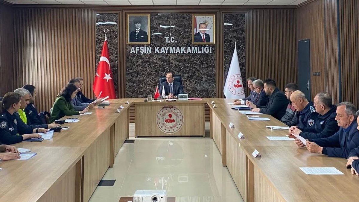 Afşin'de Emniyet ve Güvenlik Konferansı Düzenlendi